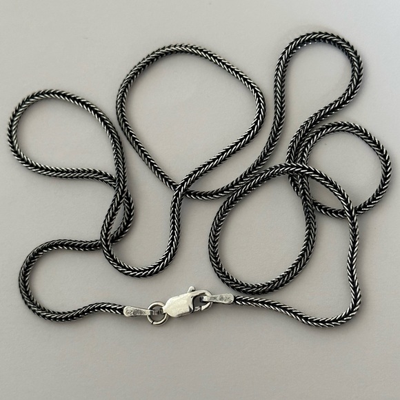 Other - Unisex 925 silver 19.5” chain necklace